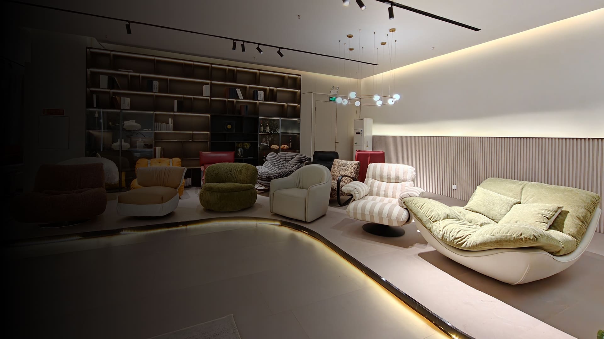 Armchair showroom