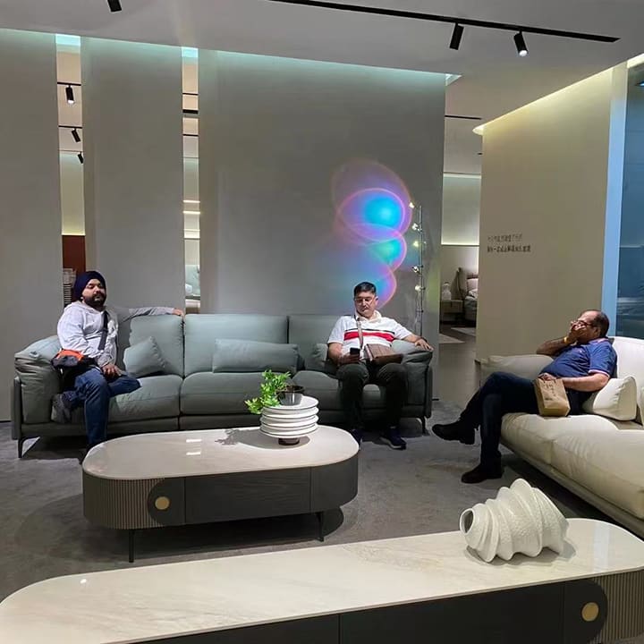 Buyers and partners in the ATTICO CASA showroom