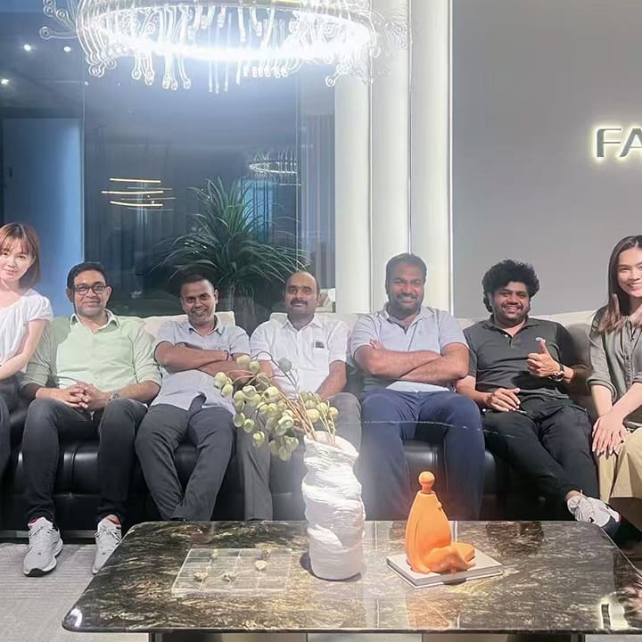 Buyers and partners in the ATTICO CASA showroom