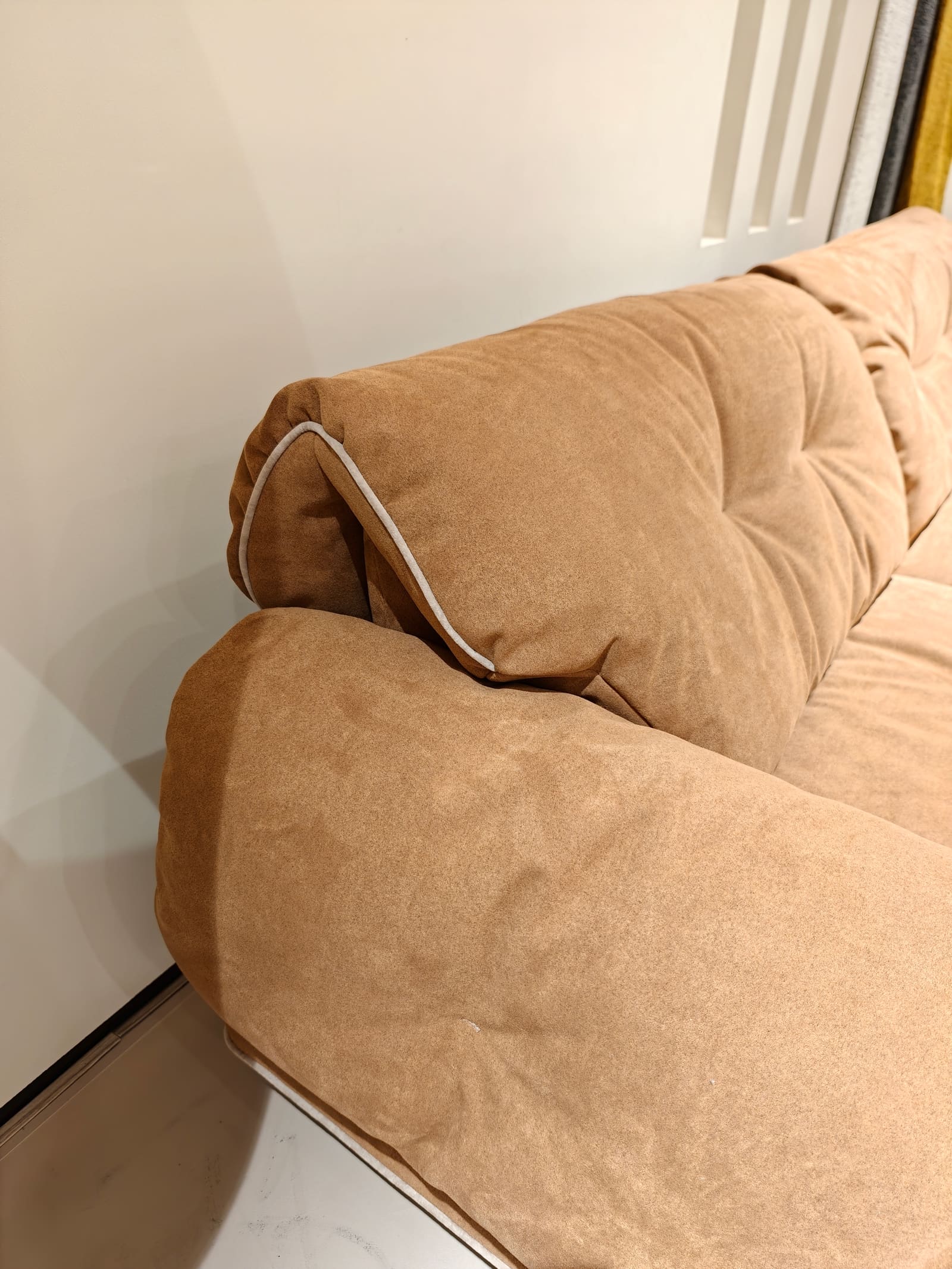Suede Fabric Modular Two-Seater Sofa D076 10