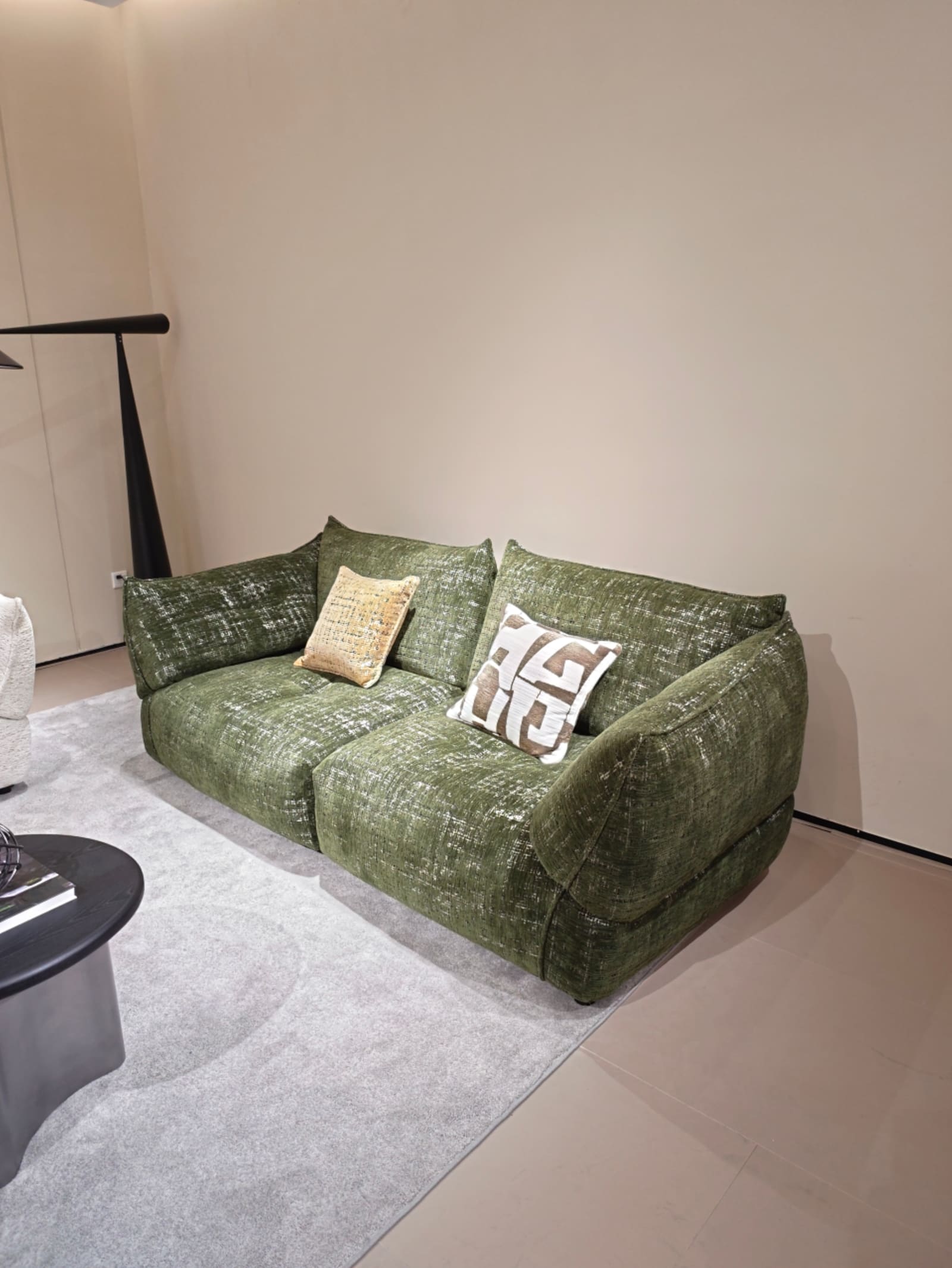 Chenille Dual-Color Modular Four-Seater Sofa T5018 3